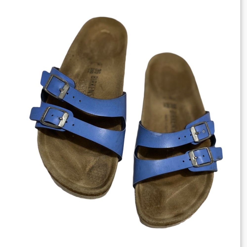 Birkenstock Ibiza Sea Blue Sandals Size 39